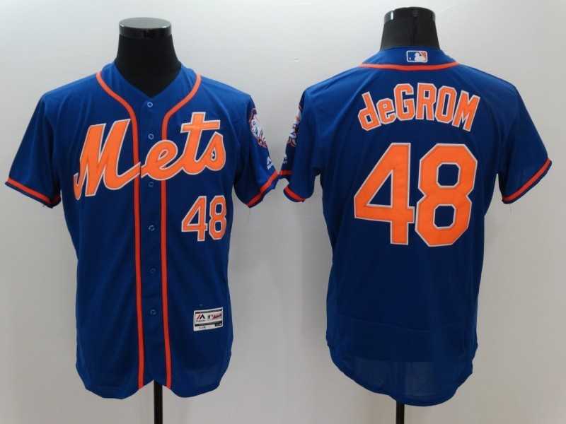 New York Mets #48 Jacob DeGrom Blue 2016 Flexbase Collection Stitched Baseball Jersey,We sell and wholesale New York Mets #48 Jacob DeGrom Blue 2016 Flexbase Collection Stitched Baseball Jersey on line form chian!